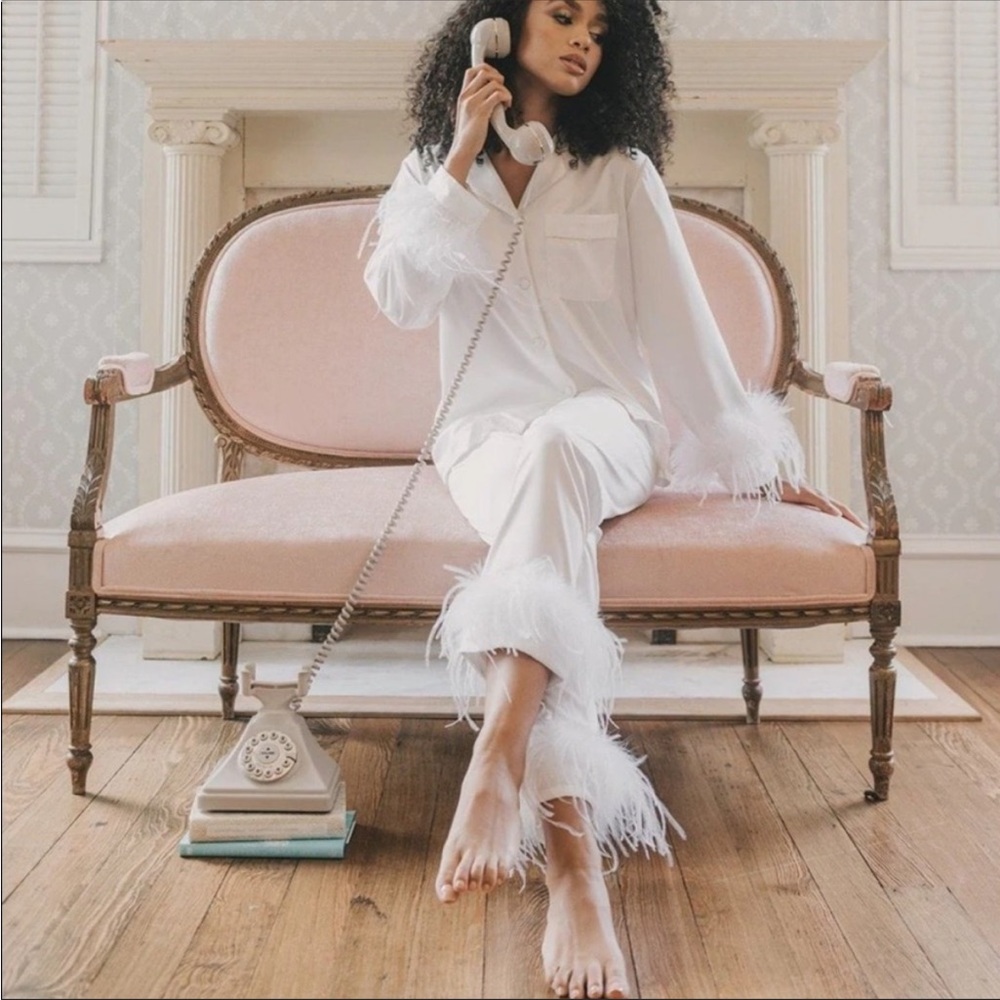 Bon Viviann cloud feather pajamas